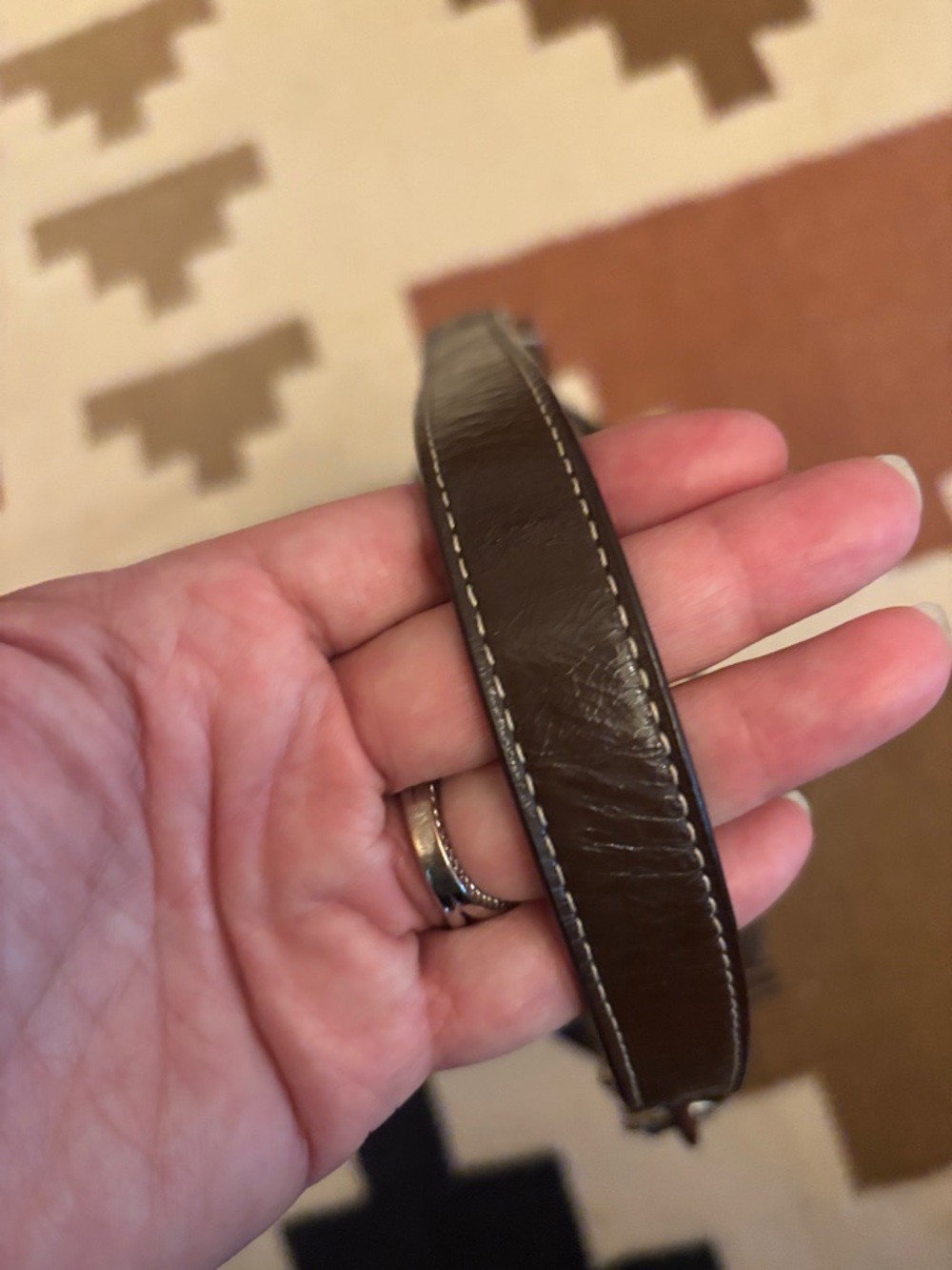 Coach Tan and Brown Mini Bag EUC - Picture 6 of 13